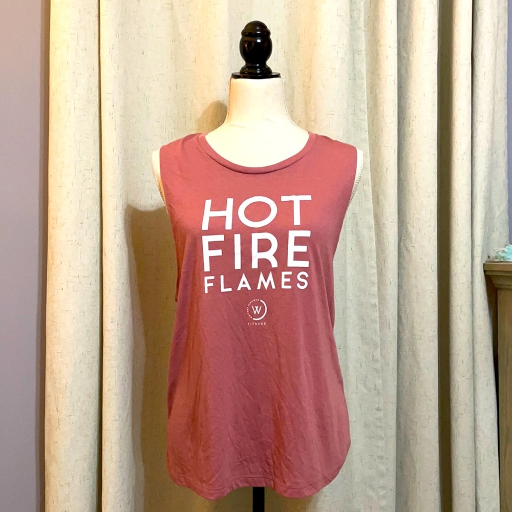 Whitney Simmons Hot Fire Flames tank. XL, LNC
